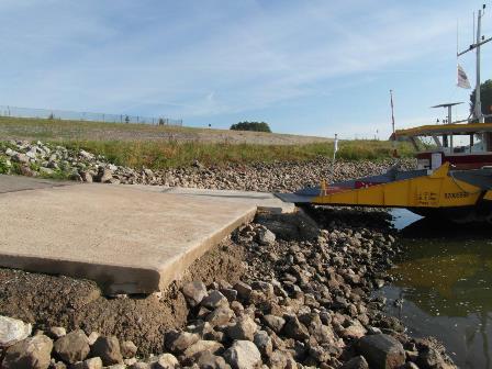 Laag water op de IJssel